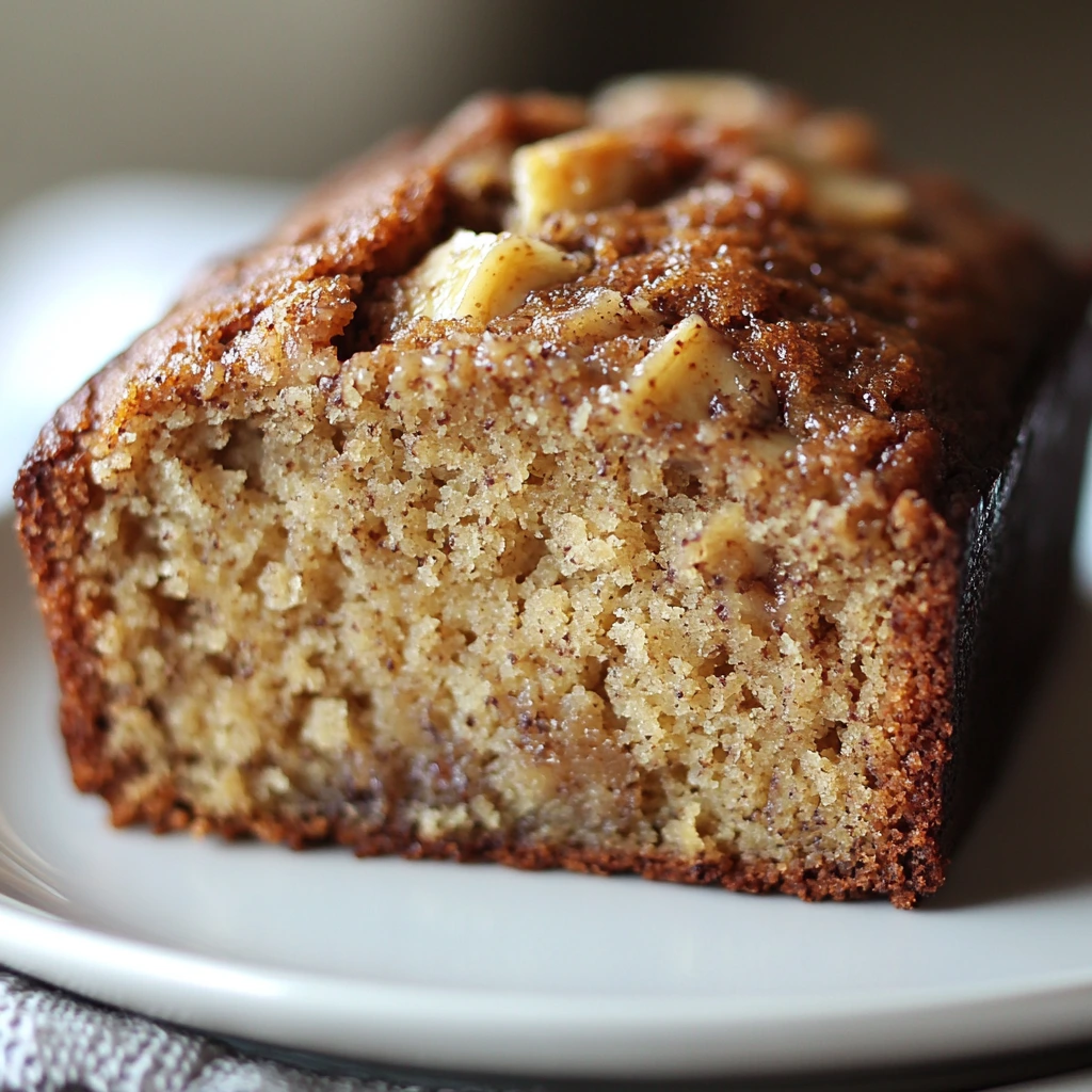 Starbucks-inspired homemade banana bread loaf on a cutting board, showcasing a golden-brown crust and soft, moist texture.