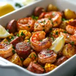inesboulila A modern kitchen scene featuring a Cajun shrimp bak 5e746c7f 7f5b 41a0 ae04 e8998a56cef9