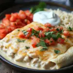 inesboulila A plate of creamy white chicken enchiladas filled w b76ac888 1a5a 4321 af51 83558b9739dc
