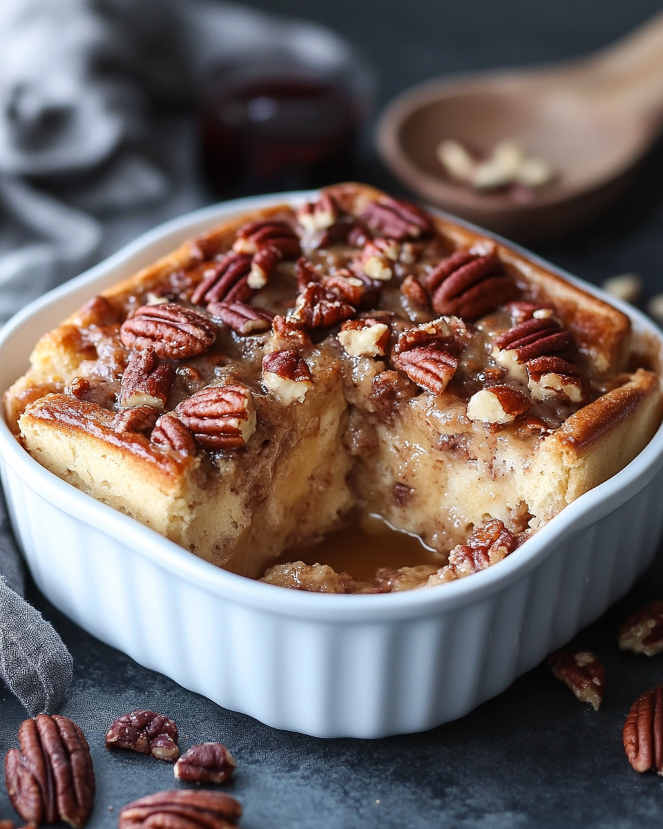 Pecan Pie Bread Pudding