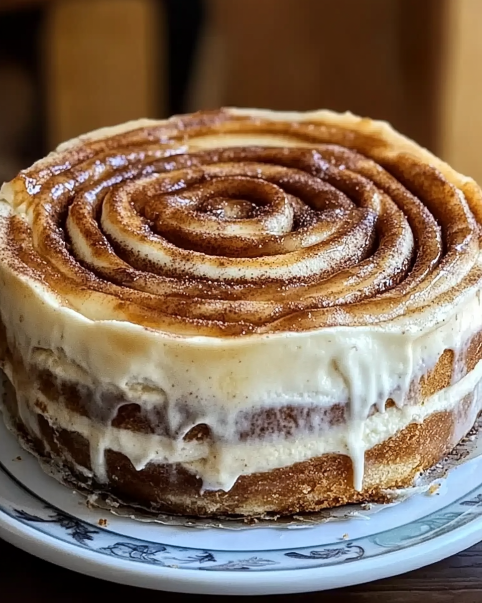 Cinnamon Roll Honeybun Cheesecake – A Dreamy Dessert Mashup!