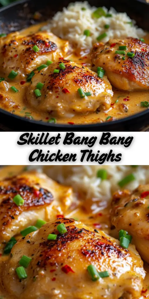 Skillet Bang Bang Chicken Thighs Recipe 3 3 51