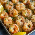 inesboulila A baking tray filled with golden oven roasted shrim 0bde3662 1094 4c06 98cd 6121a9af3bf4