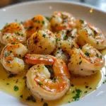 inesboulila A beautifully plated shrimp scampi featuring perfec 1058ba78 6640 4256 840c feddcc2a1852
