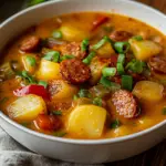 inesboulila A bowl of Cajun potato soup rich and creamy with te 679a1baa 6705 42b7 aa05 39bbf004b18c