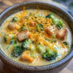 inesboulila A bowl of creamy broccoli cheese soup rich and velv db517238 9262 40a8 b2be 90a30a8b5a03