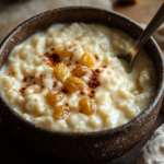 inesboulila A bowl of creamy rice pudding thick and velvety wit 40556a4f b76c 4c0f b016 929c434811af