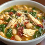 inesboulila A bowl of delicious Tuscan chicken soup with tender 65a50214 c80e 41ef 8585 974a0d628ac1