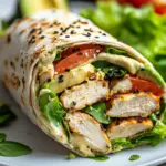 inesboulila A fresh and hearty chicken avocado wrap cut in half 550bf5de 9754 4fdf 85be 7b2999d2c889