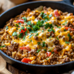 inesboulila A hearty ground beef and rice skillet featuring per 8ea2a2d6 7fad 4a08 96bf b4b4886b35a7