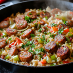 inesboulila A hearty one pan Cajun Sausage and Rice Skillet pac 572a6536 09fc 42e9 99cc ab334cf224c6