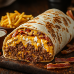 inesboulila A massive bacon cheeseburger burrito tightly wrappe a8e85a32 e3fb 4634 993b fe8a1b8559c7