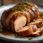 inesboulila A perfectly cooked brown sugar bacon wrapped pork t 65c3f61b 417f 46a5 9fdf bbfb4ed9d7ed