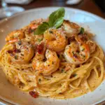 inesboulila A plate of Marry Me Shrimp Pasta featuring tender j 8c354a31 3ed0 4f4c 81df b2b6e085fa12