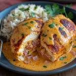 inesboulila A plate of chipotle cream stuffed chicken breasts g bdfacd3f 0523 4baa bcf9 de75543ab34b