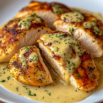 inesboulila A plate of creamy Dijon chicken with tender golden 5cd30078 6a56 49c8 b1e5 4a3672d92122