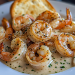 inesboulila A plate of creamy garlic shrimp with plump juicy sh 9e77e82a 9163 4b70 bd44 c3d1ea23ec42