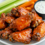 inesboulila A plate of crispy golden brown air fryer buffalo wi 1b6d6d7d b61a 495e 8238 0a2d50139da9