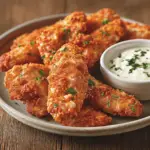 inesboulila A plate of crispy golden brown crack chicken tender 85ea8e27 7dbc 41f5 8a5a 8da6828d890f