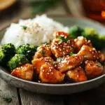 inesboulila A plate of honey garlic chicken glazed to perfectio bb5c0636 fd9f 47d3 97ce a3088f93eddb