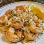 inesboulila A plate of shrimp scampi featuring plump perfectly 387d5422 f4fd 4ac6 8527 638e1d56f621 1