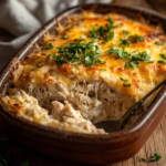 inesboulila A rich and creamy chicken and rice casserole in a r aa662589 0fe9 4b44 b902 86e2bc1091fa