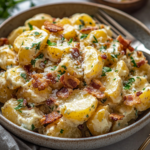 inesboulila A rustic bowl of crispy smashed potato salad featur 9952af97 750b 462a b50e a8f00ee887bd
