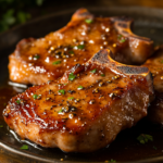 inesboulila A rustic ceramic plate featuring thick juicy baked 2e5cf0bb 8ba5 406d 8dc1 3aeb67758751