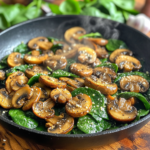 inesboulila A sizzling pan of easy sauteed mushrooms with spina e98a7b89 bca0 4c8e aa3e cd820485316e