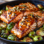 inesboulila A sizzling plate of honey garlic salmon and Brussel 0dfbbcf9 792f 42fb af34 e65904aa5a78