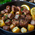 inesboulila A sizzling skillet filled with juicy seared steak b d4737e5d 6ff7 4713 969e 9ac908caba63