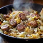inesboulila A sizzling skillet of fried cabbage and sausage fea 05e458c1 1f8c 46f3 a090 a959f778df6c