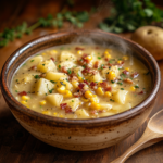 inesboulila A steaming bowl of Amish Snow Day Soup served in a 8b944d61 a9d7 455d b7f2 7fd2bff65041