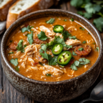 inesboulila A steaming bowl of Cajun White Chicken Chili rich a 1f40b15b a314 49be 852e 7d23fb67bcd0