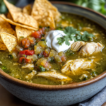 inesboulila A steaming bowl of Green Chili Chicken Soup filled 0e2489ad baf9 495c bf9a 8a36ae38a4ef