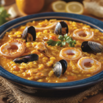 inesboulila A steaming plate of arroz meloso de marisco served f6191cc5 7b9f 494a abaa aa71a1735a66