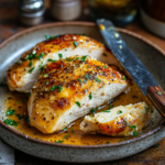 inesboulila A succulent garlic butter baked chicken breast serv eae05fd9 bbb7 4885 a347 15b6fe4fcdff