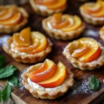 inesboulila A tray of Mini Peach and Cream Cheese Tarts featuri 0c1521c7 b1b9 4d6a b91d 8dafb5839f6c