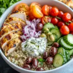 inesboulila A vibrant Greek chicken bowl filled with juicy gril 10a4083c 0c7d 4ce7 ade9 ee8c9ffdada8