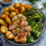 inesboulila A vibrant plate of sheet pan garlic butter chicken e59b8ebe 65ed 4033 b482 9726ce62c5ce