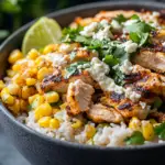 inesboulila A vibrant street corn chicken rice bowl featuring j b0a813d3 a41e 4a0b a313 e8bfa4b75906