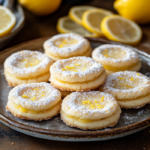 inesboulila A batch of round soft Lemon Bar Cookies with a deli e6a2ecf2 51cc 4c85 91f0 01aa562b9b6c