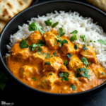 inesboulila A black bowl filled with creamy Indian Butter Chick e77818da e587 4118 8994 b5d1944750db
