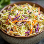 inesboulila A bowl of Homemade Coleslaw featuring a vibrant mix 6ecb9570 4dfe 4b13 98cd 165bf07ef974
