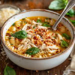 inesboulila A bowl of Marry Me Chicken Soup featuring a rich cr 281b5ff5 7b5f 4c81 afe8 fc24473ead70