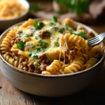 inesboulila A bowl of One Pot Cheeseburger Pasta featuring tend ffd3f519 73b2 4a87 b9e0 5aeaeb6d8317