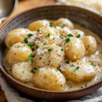 inesboulila A bowl of creamy garlic sauce baby potatoes glisten 16d60470 68df 40ae b7d7 6b415a519287