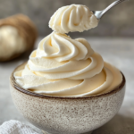 inesboulila A bowl of glossy fluffy marshmallow icing with soft 63c4c876 4686 47f2 9e5f 32dccc2fc3dd