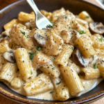inesboulila A comforting plate of creamy chicken and mushroom p 884eafd2 e867 4f0a a8da 481a975bddc8