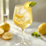 inesboulila A fancy stemmed glass of Limoncello Spritz filled w 716bd209 1865 4149 9202 b55d1b44dd87